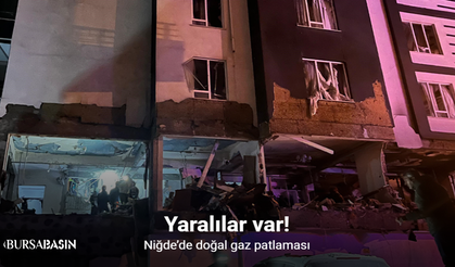 Niğde’de 14 Katlı Binada Doğal Gaz Patlaması