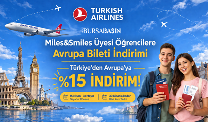 THY’den Öğrencilere Avrupa Uçuşlarında %15 İndirim