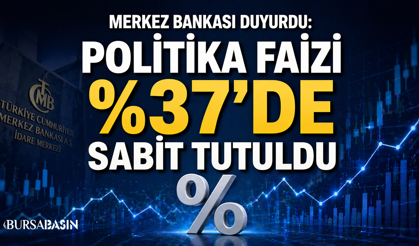 Merkez Bankası Faiz Kararını Sabit Tuttu