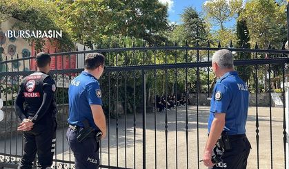 Bursa’da okulların çevresinde polis alarmı