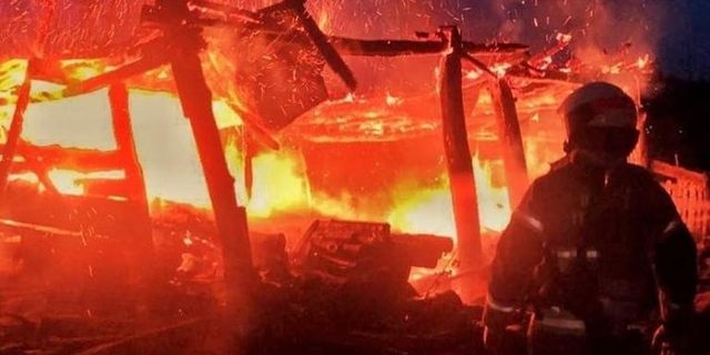 Bursa Mustafakemalpaşa'da Büyük Yangın