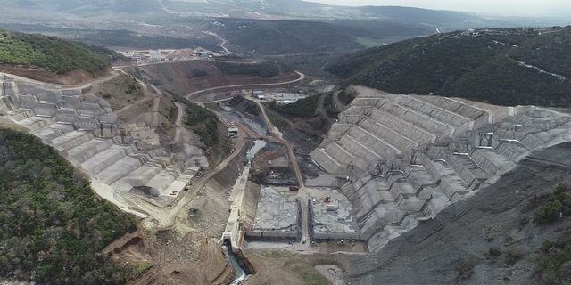 Bursa Gölecik Barajı'nda çalışmalar devam ediyor