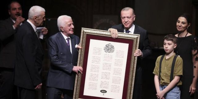 Cumhurbaşkanı Erdoğan, “Reis Bey” tiyatro oyununun gösteriminde konuştu