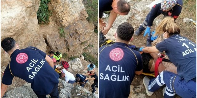 Bursa'da Alkol İçen Kişi Kayalıklardan Düştü