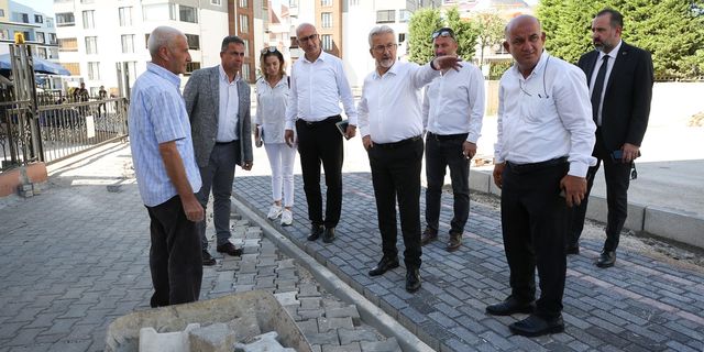 Nilüfer Belediye Başkanı ERDEM Asfalt Çalışmlarını Yerinde İnceledi