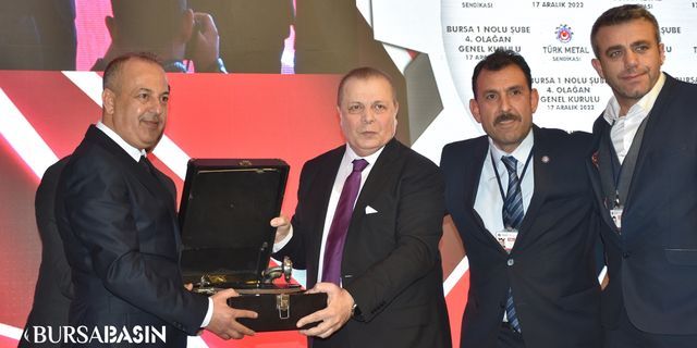 TÜRK-İŞ Genel Sekreteri Pevrul Kavlak Bursa'da