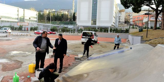 Yıldırım'da Gençler İçin Skate Park Yapılıyor