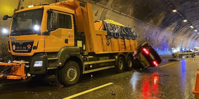 Anadolu Otoyolu'nda zincirleme trafik kazası
