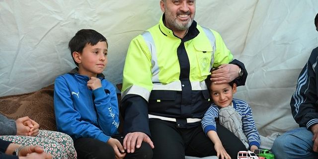 Hataylı afetzedelere Bursa morali