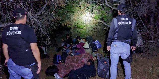 Çanakkale'de 61 düzensiz göçmen yakalandı