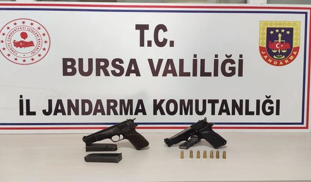 Bursa'da havaya ateş açan 2 kişi yakalandı