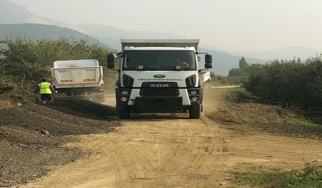 Gürsu'da Tarım Yolları İyileştiriliyor