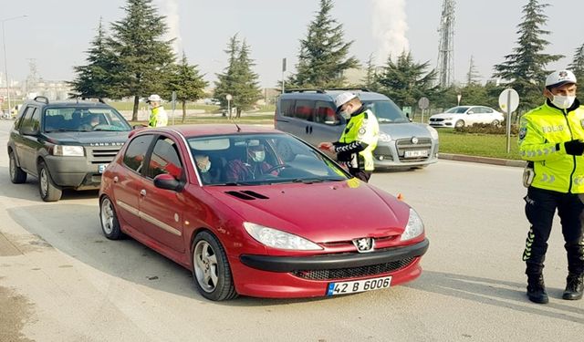 Bursa'da Yollarda Kovid-19 Denetimleri Devam Ediyor