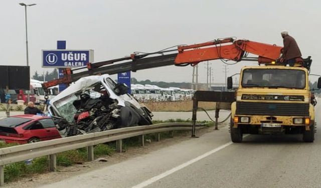 Bursa'nın Karacabey İlçesinde Kaza! 1 Kişi Yaralandı