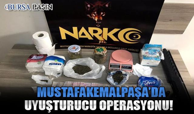 Bursa'da Düzenlenen Uyuşturucu Operasyonunda 4 Kişi Yakalandı!