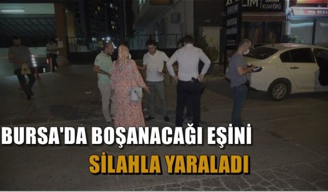 Bursa'da Eşini Silahla Vurdu