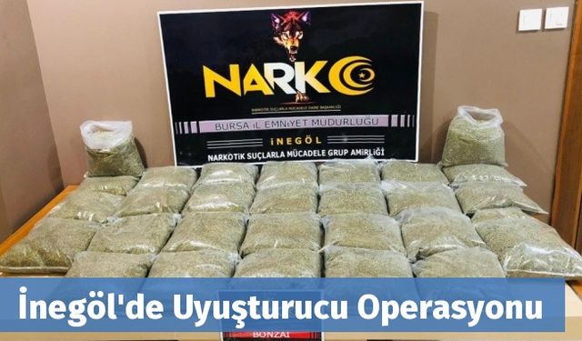 İnegöl'de Uyuşturucu Operasyonu