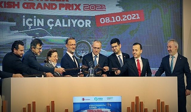 Borsa İstanbul'da gong Formula 1 için çaldı