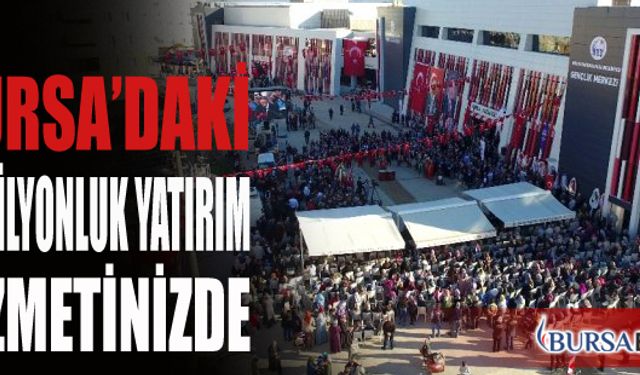 Bursa'daki 14 Milyonluk Yatırım Hizmetinizde