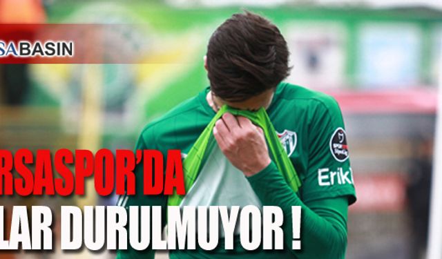 Bursaspor'da Ayrılıklar Yaşanıyor