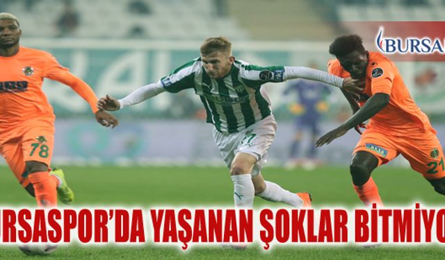 Bursaspor'da Yaşanan Şoklar Bitmiyor!