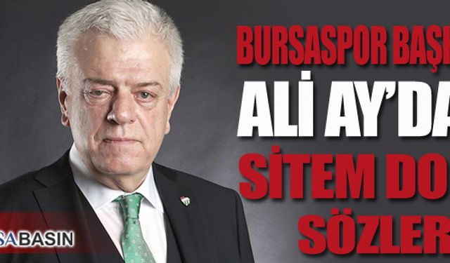 Bursaspor Başkanı Ali Ay'dan Sitem Dolu Sözler