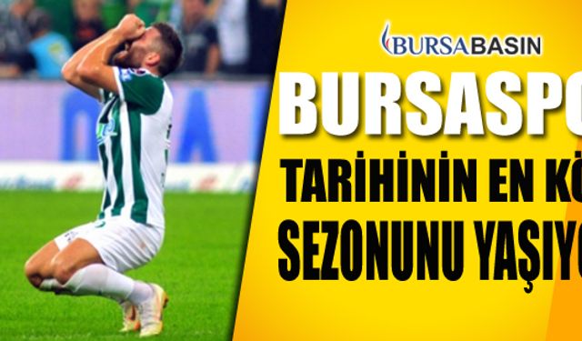 Bursaspor Tarihinin En Kötü İç Saha Performansını Sergiledi