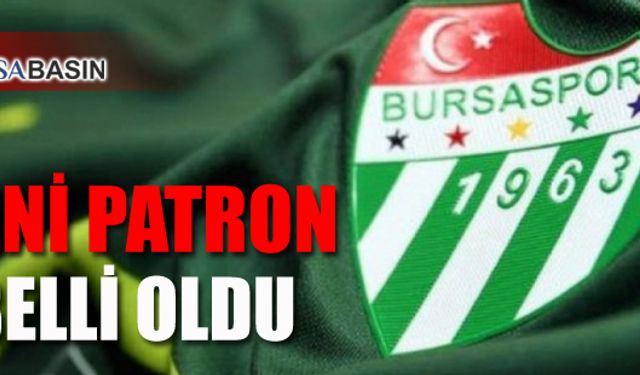 Bursaspor'un Yeni Dönemdeki Teknik Direktörü Belli Oldu