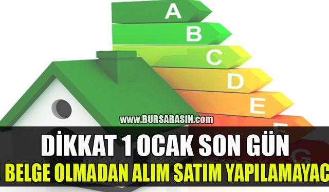 Enerji Kimlik Belgesi İçin Son Günler! Belge Olmadan Alım Satım Yapılamayacak