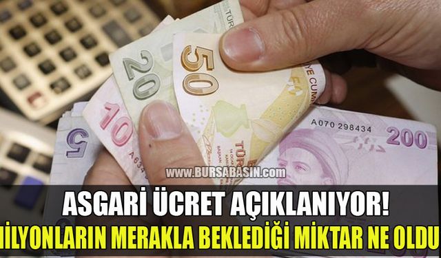 Merakla Beklenen Asgari Ücret Miktarıyla İlgili Açıklama Yapılıyor