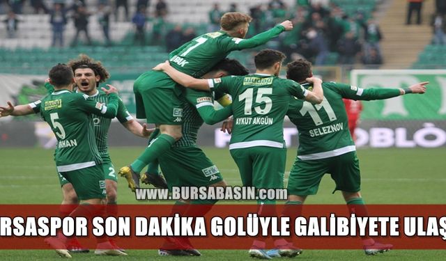 Tff 1. Lig: Bursaspor: 2 - Hatayspor: 1