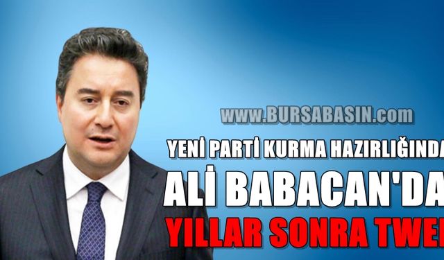 Ali Babacan Uzun Bir Aradan Sonra Twitter'dan 2020'ye Dair Mesaj Attı