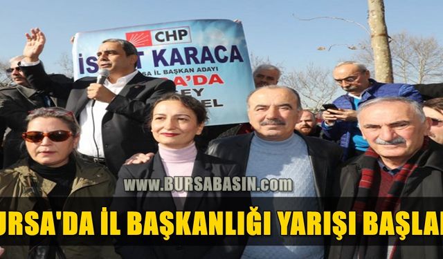 Bursa'da CHP Başkanlık Yarışı Başladı! İsmet Karaca Aday