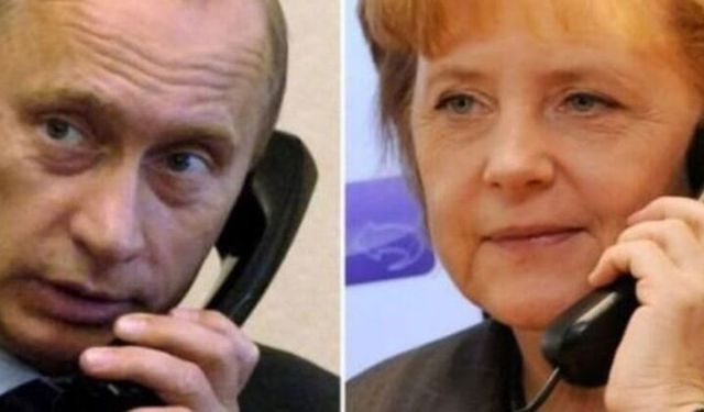 Putin ile Merkel telefon görüşmesi yaptı: Ukrayna ve Libya çözümü konuşuldu