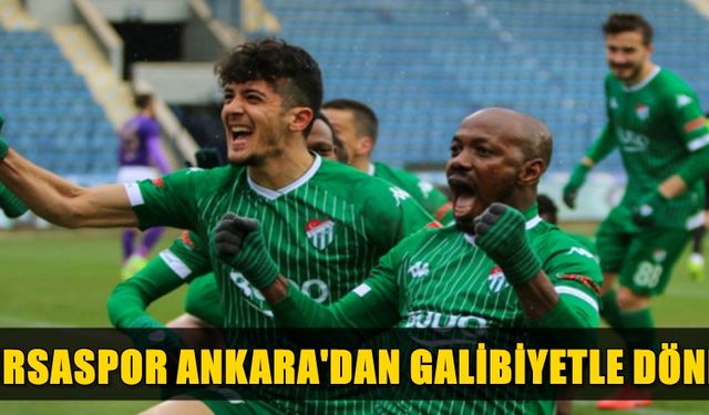 Ankara Deplasmanında Bursaspor Osmanlıspor'a Attığı 4 Golle Galip Gelmeyi Başardı