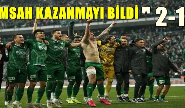 Bursaspor Kendi Sahasında Adana Demirspor'u Devirdi