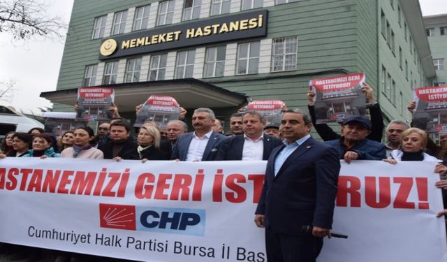 CHP Bursa Devlet Hastanesi İçin İmza Kampanyası Başlattı