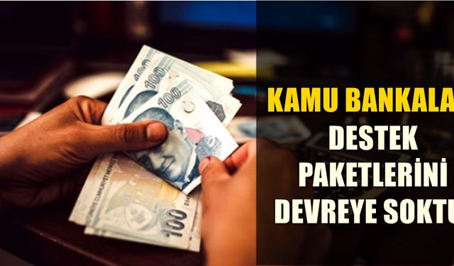 Kamuya ait üç bankadan destek paketi!