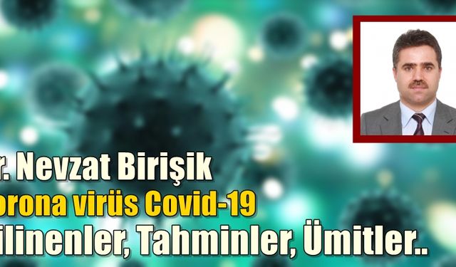 Dr. Nevzat Birişik 'Corona virüs Hakkında Bilinenler, Tahminler, Ümitler'