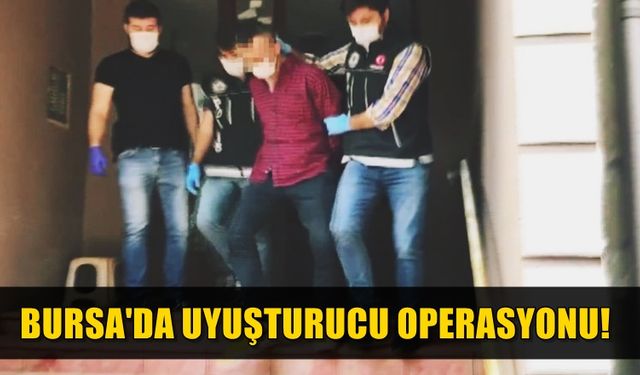 Bursa'da uyuşturucu operasyonu! Uyuşturucuyu tavlaya gizlediler