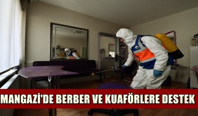 Osmangazi'de berber ve kuaförler dezenfekte ediliyor