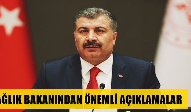 Bilim Kurulu Toplantısı sonrası Sağlık Bakanı Fahrettin Koca'dan açıklama! 