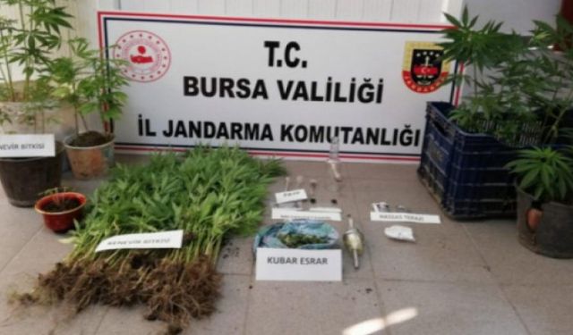 Bursa'da kovalamaca! 5 uyuşturucu şüphelisi yakalandı