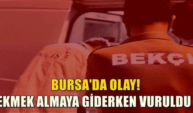 Bursa'da ekmek almaya gittiği sırada vuruldu!