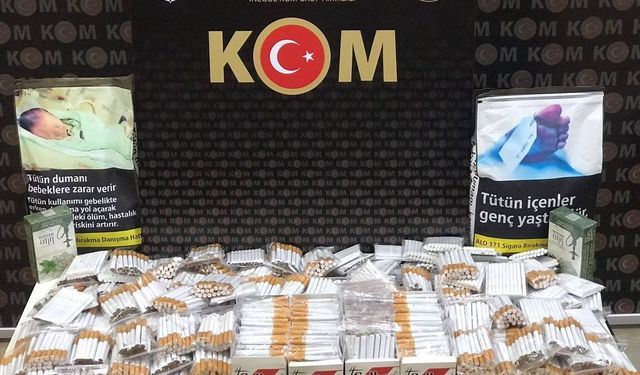 İnegöl'de Kaçak Sigara Operasyonu 4 Gözaltı