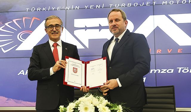 Yeni turbojet motoru ARAT için imzalar atıldı