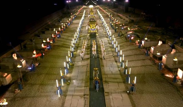 Koç Başlı Sfenks Yolu törenle açıldı