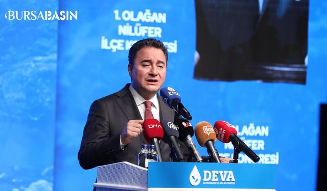 DEVA Partisi Genel Başkanı Ali Babacan Bursa'da