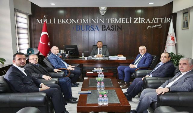 Başkan Bekir Aydın'dan Müdür Hamit Aygül'e ziyaret