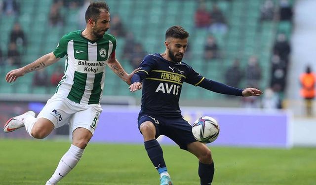 Fenerbahçe Deplasmanda GZT Giresunspor'u 2-1 mağlup etti